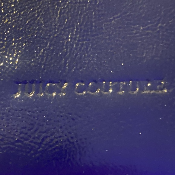 Juice Couture  Blue Clutch with Silver Accents